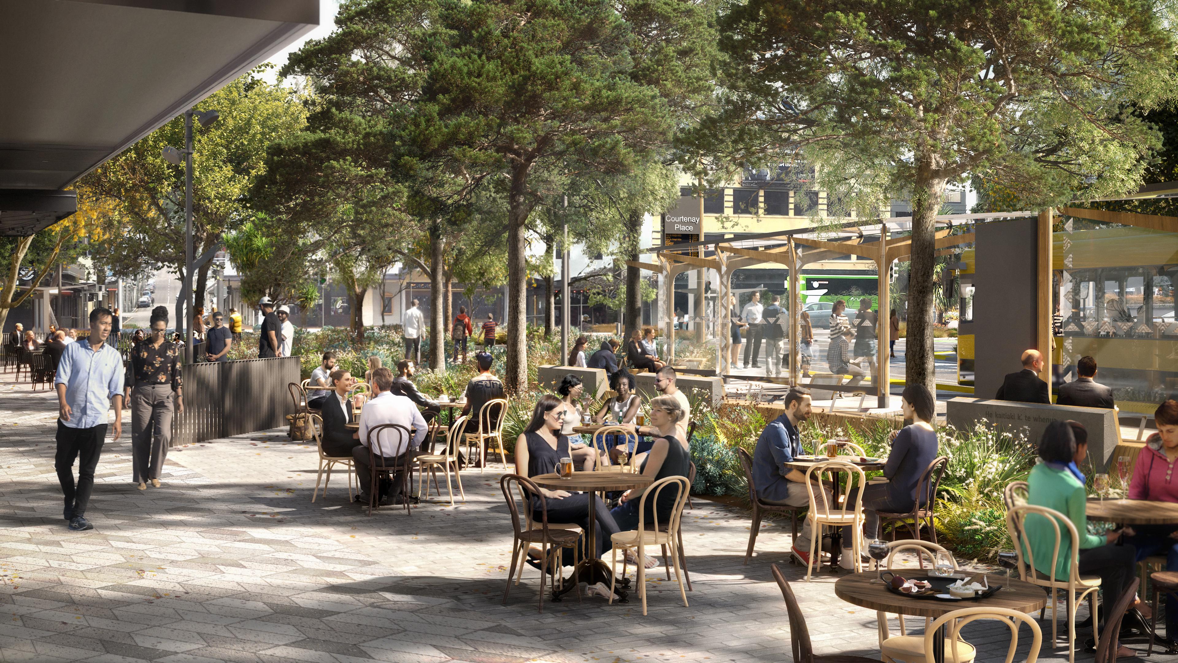 The Golden Mile Courtney Place render 