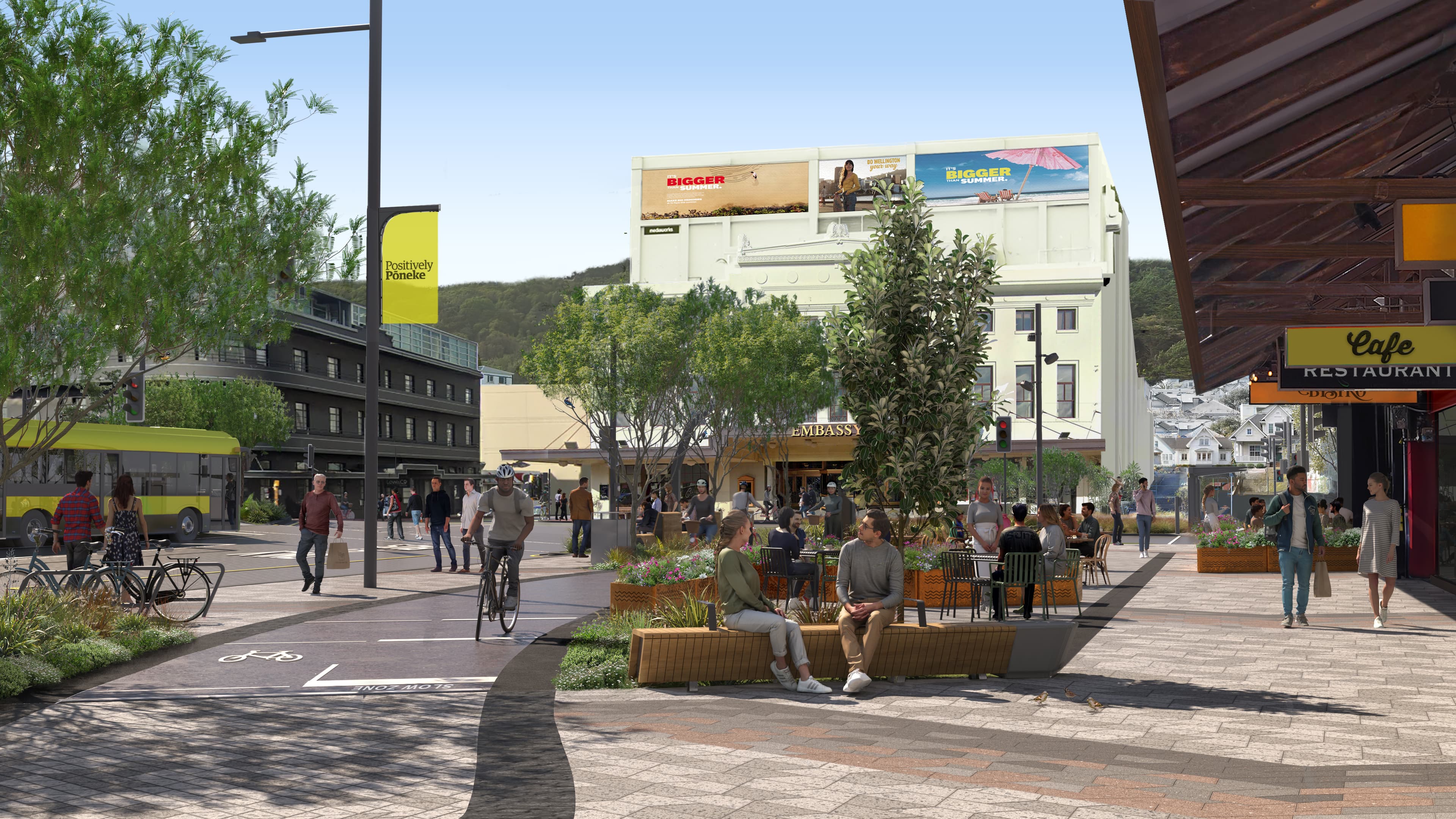 Golden Mile Courtenay Place design render 2