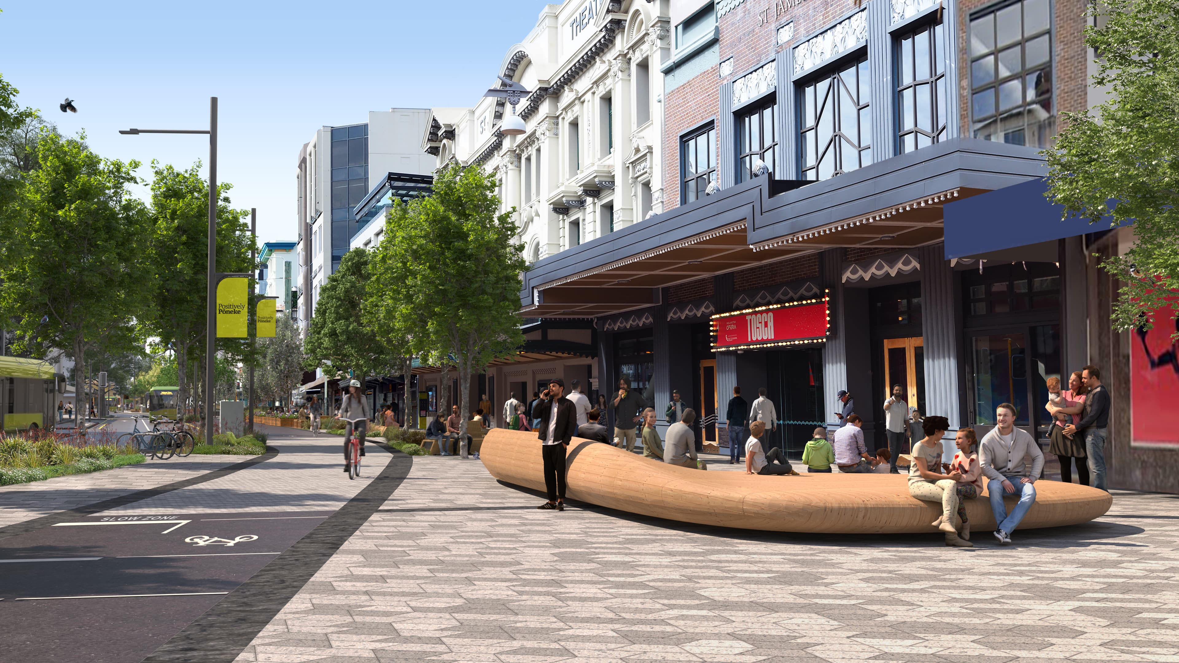 Golden Mile Courtenay Place design render